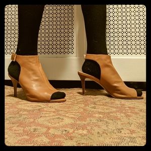 Tan Leather Vince Camuto Heel Shoes